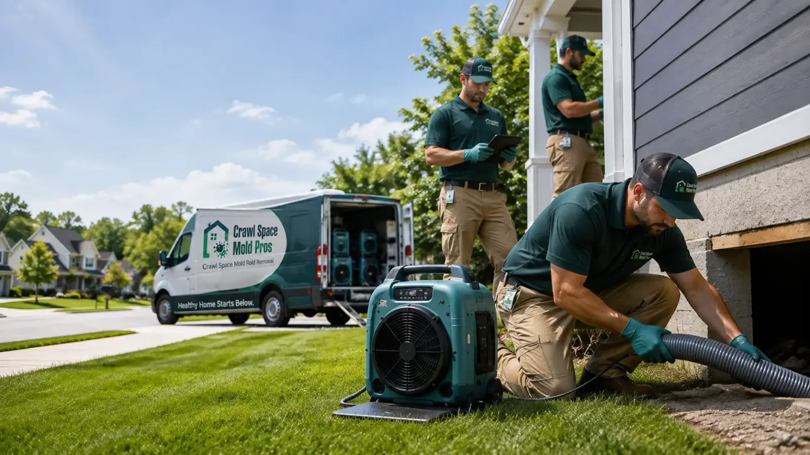 Crawl Space Mold Removal in Gile, WI